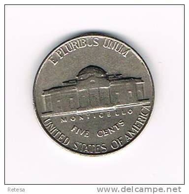 U.S.A.  5 CENTS  JEFFERSON  1964 - 1938-…: Jefferson