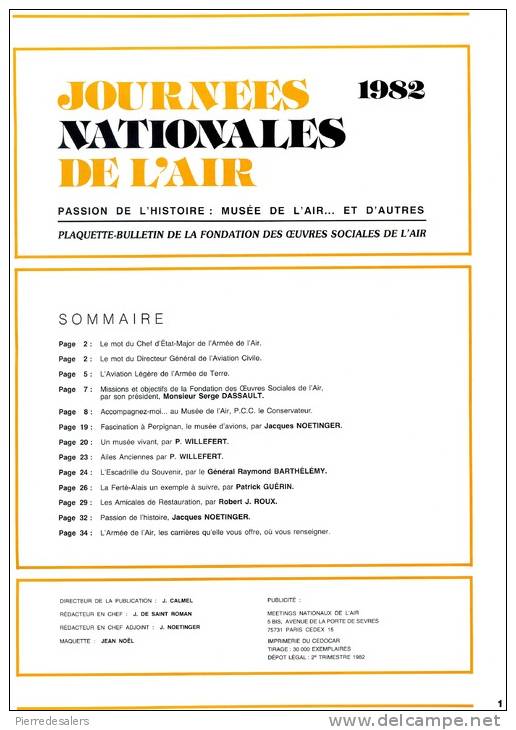 NCL - Avion - Journées Nationales De L' Air - Aviation - Voir Sommaire Et Les Scans - Aéronautique - Flug - Flight - Aviation