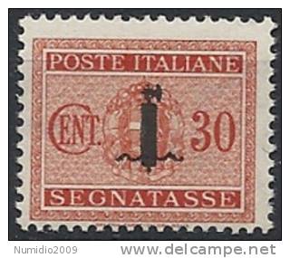 1944 RSI SEGNATASSE 30 CENT MNH ** - RSI114-3 - Portomarken