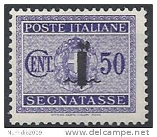 1944 RSI SEGNATASSE 50 CENT MNH ** - RSI115 - Portomarken