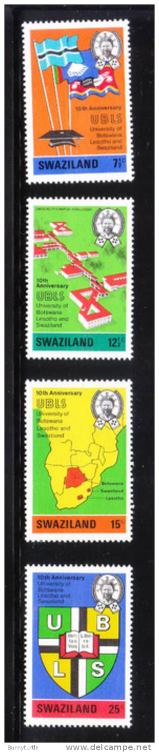 Swaziland 1974 University Botswana Lesotho Flag Map Shield MNH - Timbres