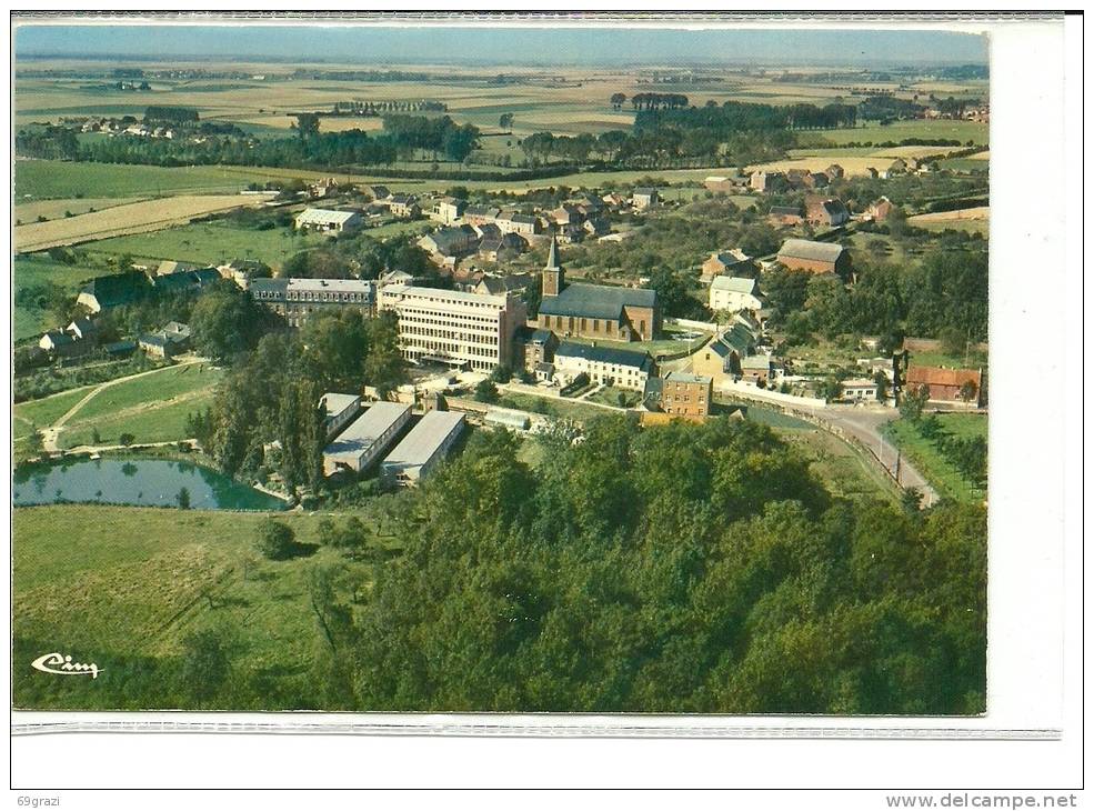 Reves Vue Panoramique Aérienne Collège Ste Marie - Les Bons Villers