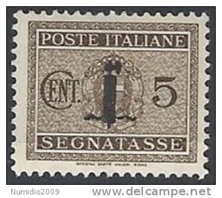 1944 RSI SEGNATASSE 5 CENT MH * - RSI120-6 - Taxe