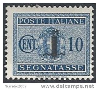 1944 RSI SEGNATASSE 10 CENT MH * - RSI121 - Taxe