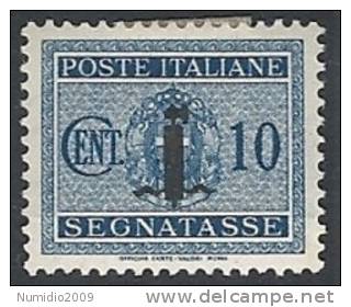 1944 RSI SEGNATASSE 10 CENT MH * - RSI121-3 - Strafport