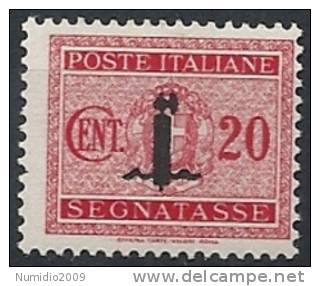 1944 RSI SEGNATASSE 20 CENT MNH ** - RSI121 - Portomarken