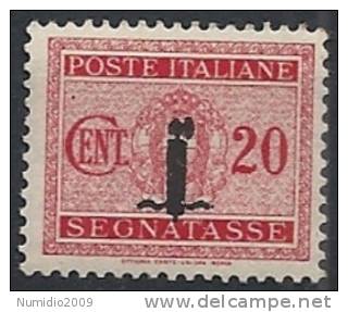 1944 RSI SEGNATASSE 20 CENT MNH ** - RSI121-2 - Taxe
