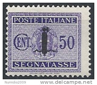 1944 RSI SEGNATASSE 50 CENT MNH ** - RSI122 - Taxe