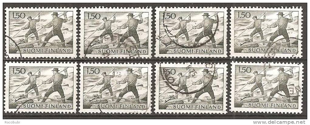 FINNLAND - MI.NR. 582 O 8x - Used Stamps