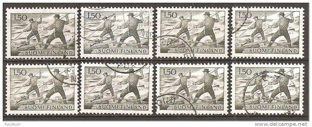 FINNLAND - MI.NR. 582 O 8x - Used Stamps