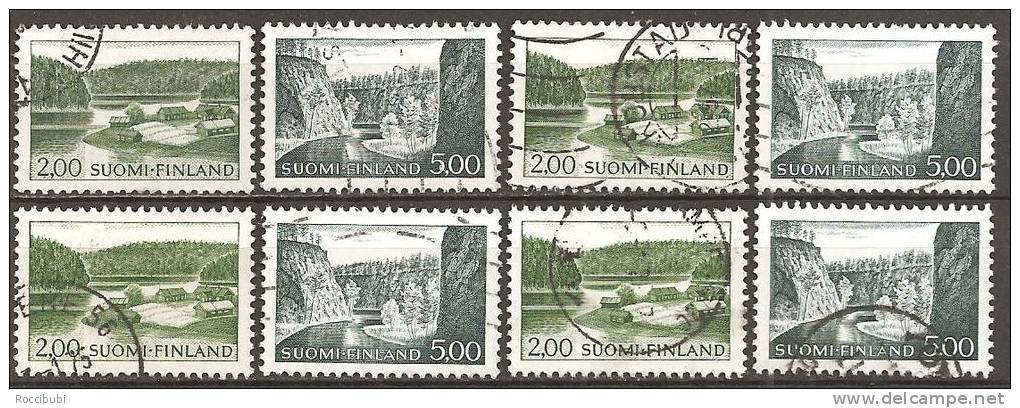 FINNLAND - MI.NR. 587 - 88 O 4x - Used Stamps