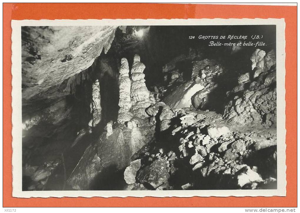 C0180  Grottes De Réclère Belle-mère Et Belle-fille.. Non Circulé. Phototypie  124 - Réclère