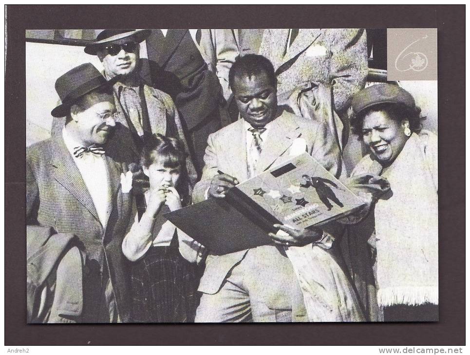 AVIONS - AVIATION - AIRPLANES - AIR CANADA SERIE AU FIL DES ANS - LOUIS ARMSTRONG - ARRIVING  TRANS CANADA AIR 18x13 Cm - 1946-....: Moderne