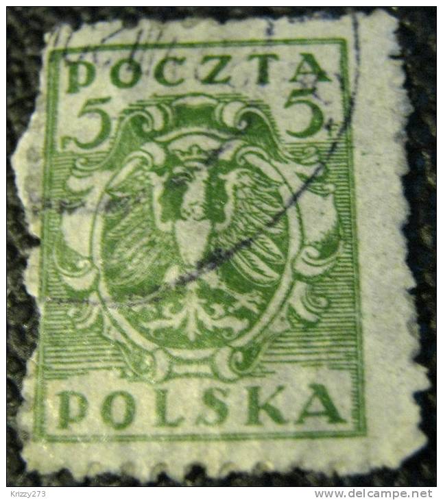 Poland 1919 Arms 5f - Used - Used Stamps