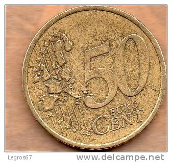 PIECE DE 50 CT D' EURO GRECE 2002 F - Griechenland