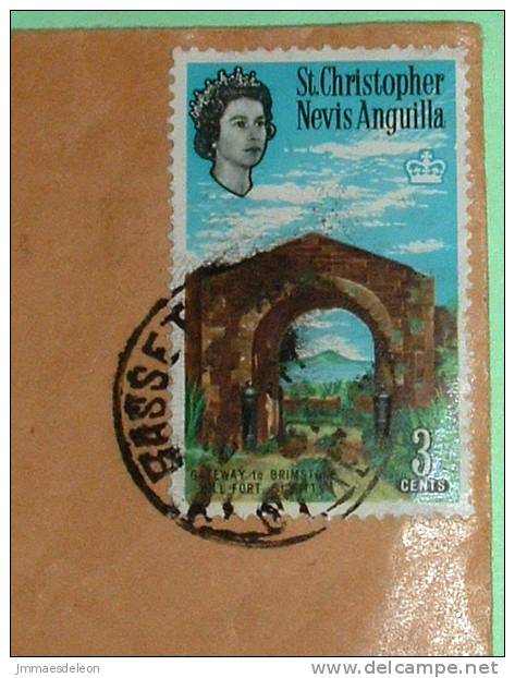 St. Christopher Nevis Anguilla 1963 Cover To Montserrat - West Indies