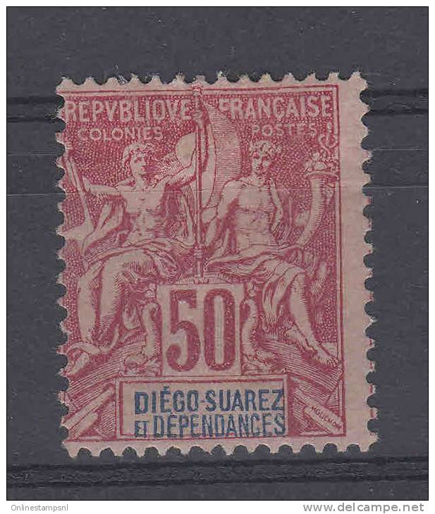 Diego-Suarez: Yvert  Nr 35  , MH/* , CV Maury € 50 - Unused Stamps