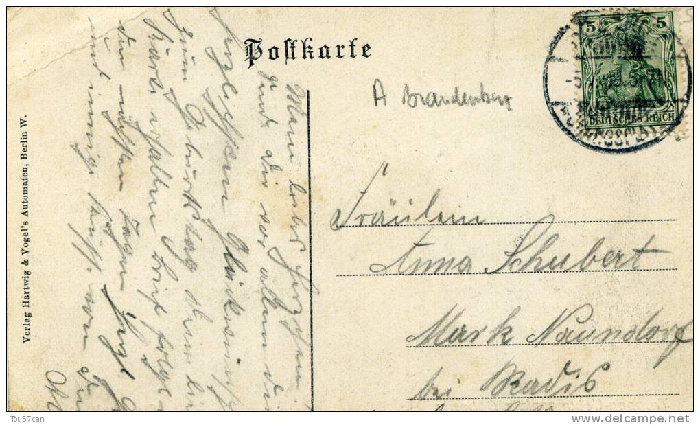 DALLGOW - DOEBERITZ - BRANDEBOURG - DEUTSCHLAND - SCHÖNE ANSICHTKARTE 1909. - Dallgow-Döberitz