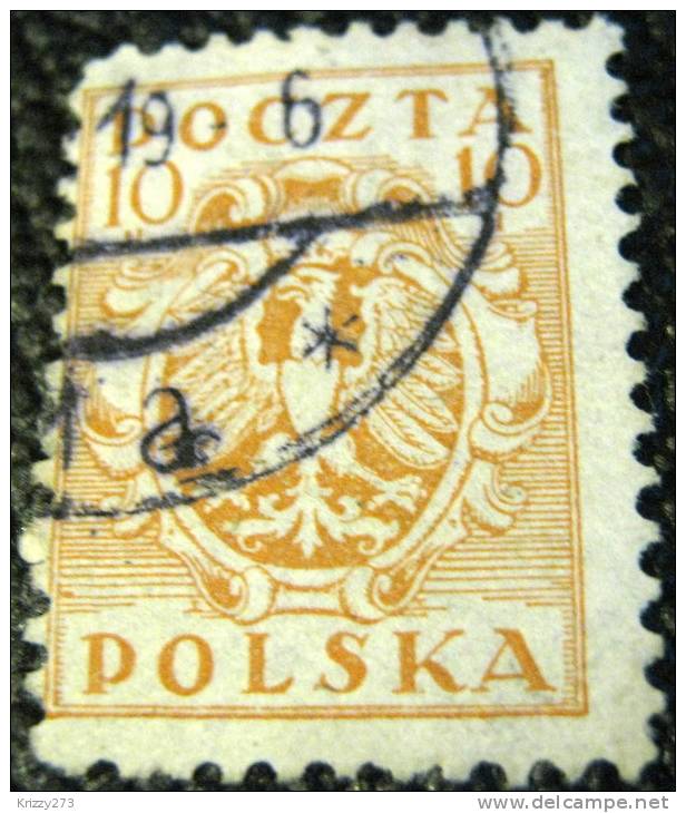 Poland 1919 Arms 10h - Used - Neufs