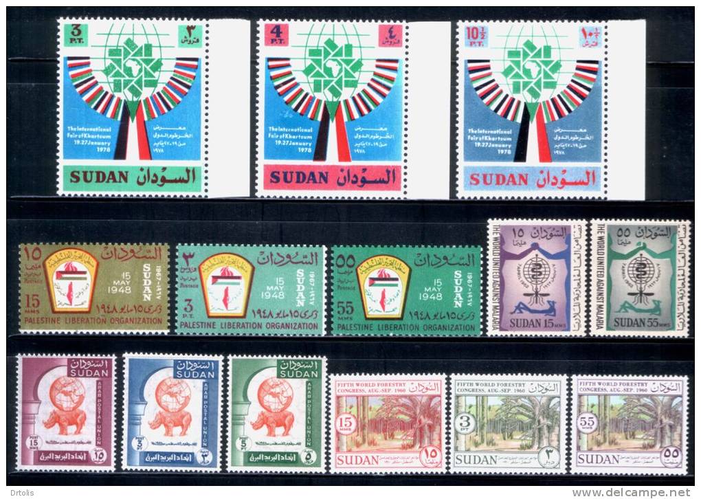 SUDAN / 41 MNH ; EXTRA FINE COMPLETE SETS / 11 SCANS . - Sudan (1954-...)