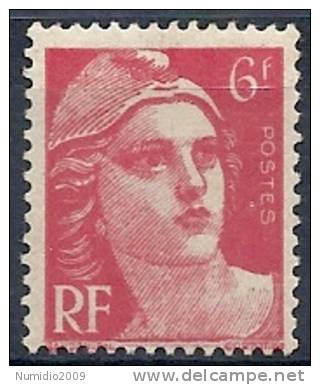 1945-47 FRANCIA MARIANNA DI GANDON 6 F MNH ** - FR570 - 1945-54 Marianne Of Gandon