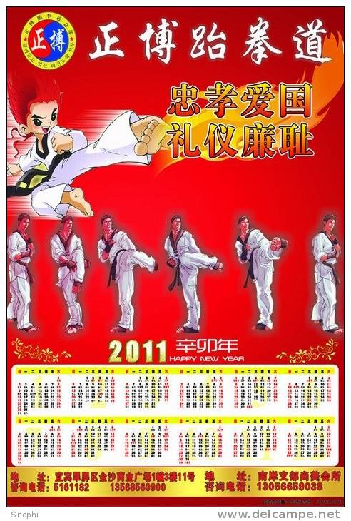 SA30-086  @      Taekwondo  , Postal Stationery -Articles Postaux -- Postsache F - Non Classificati