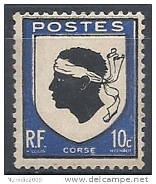 1946 FRANCIA STEMMI DI PROVINCE FRANCESI 10 CENT MNH ** - FR578 - 1941-66 Coat Of Arms And Heraldry