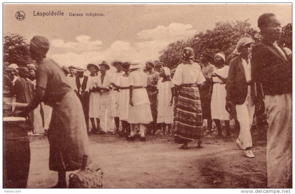 CONGO BELGE: Léopoldville - Danses Indigènes - Kinshasa - Leopoldville (Leopoldstadt)