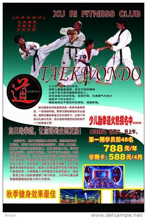 SA30-104  @      Taekwondo  , Postal Stationery -Articles Postaux -- Postsache F - Non Classificati