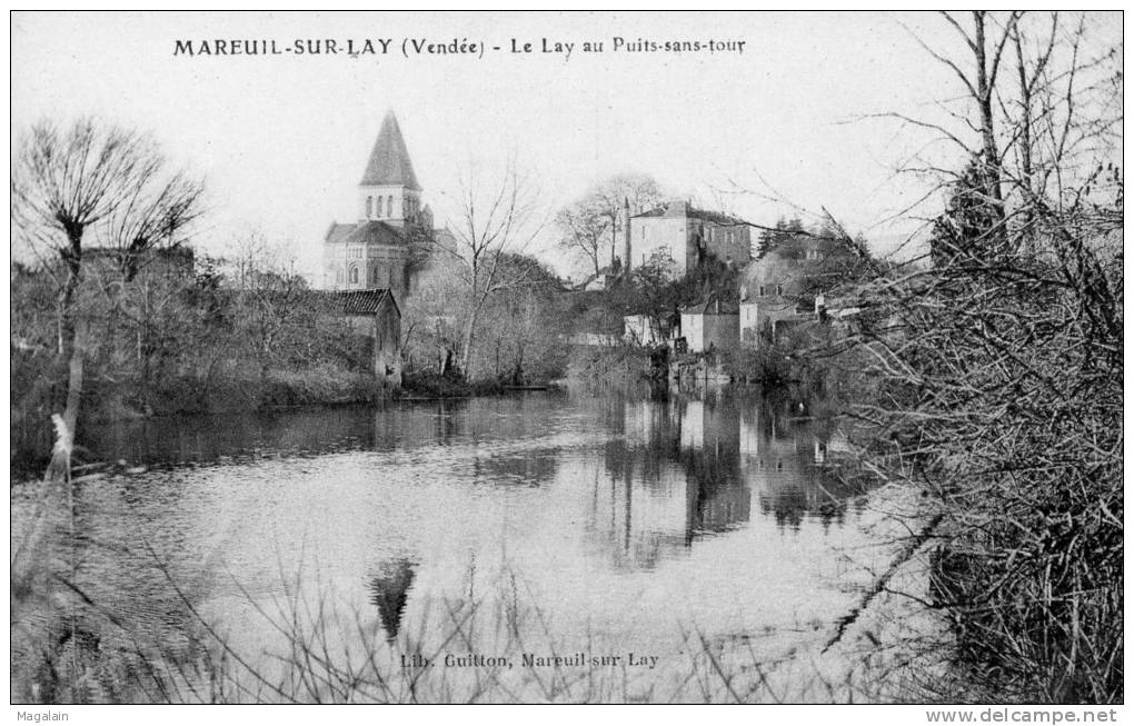 Mareuil Sur Lay : Le Lay Au Puits-sans-Tour - Mareuil Sur Lay Dissais