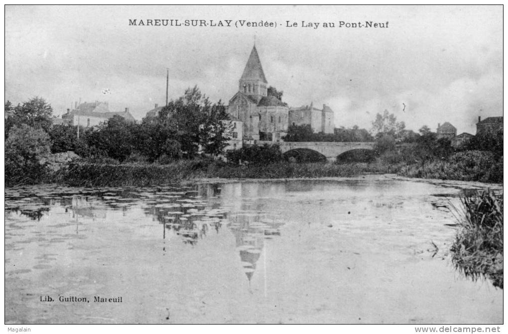 Mareuil Sur Lay : Le Lay Au Pont Neuf - Mareuil Sur Lay Dissais