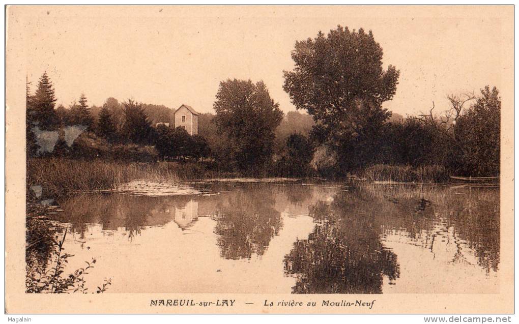 Mareuil Sur Lay : La Rivière Au Moulin Neuf - Mareuil Sur Lay Dissais