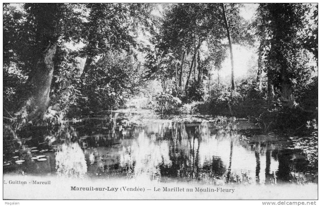 Mareuil Sur Lay : Le Marillet Au Moulin Fleury - Mareuil Sur Lay Dissais