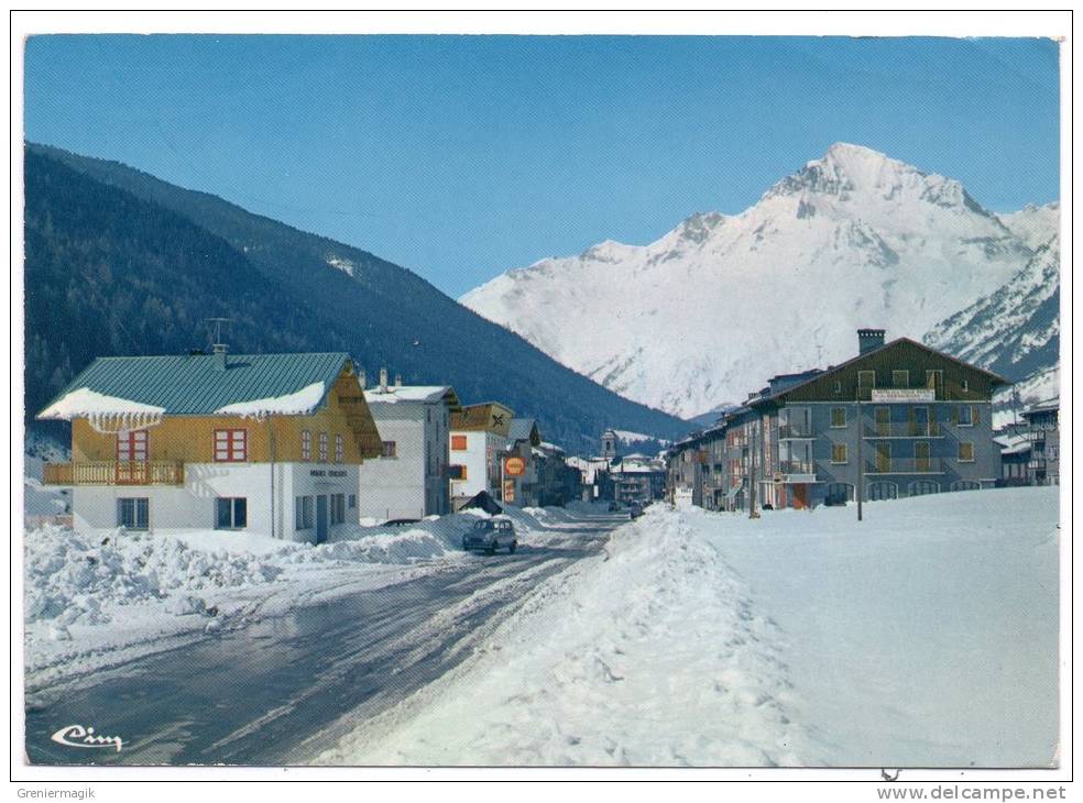 73 - Val-Cenis - Lanslebourg - Lansle Villard - Sports D'hiver - Station De Lanslebourg Au Fond La Dent Parrachée - Val Cenis