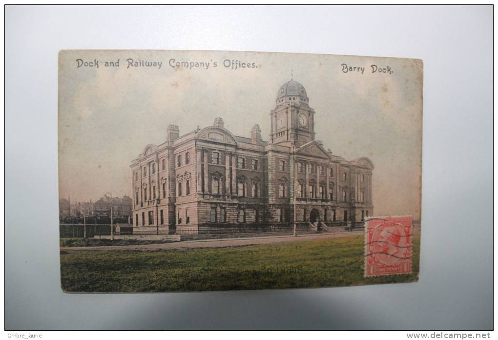 BARRY DOCK - Dock And Railway Company's Offices _ Circulée - Autres & Non Classés