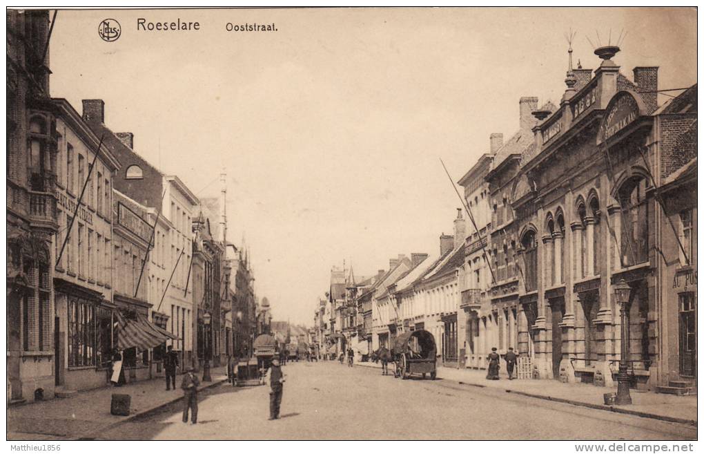 CPA 1917 ROESELARE - Ooststraat (A19, Ww1, Wk1) - Röselare