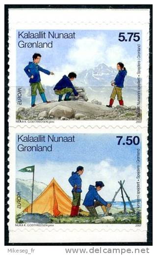 Europa 2007 - Groenland  Greenland -paire De Carnet-from Booklet-aus Heftchen ** - 2007