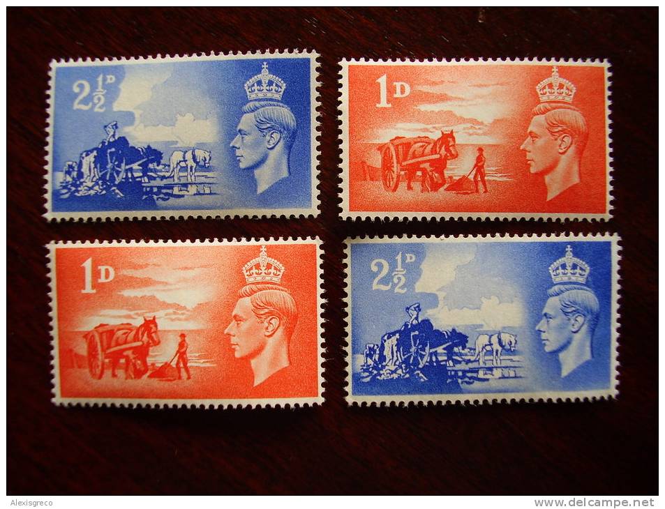 GB 1948 REGIONAL ISSUES: C.I. GENERAL ISSUE TWO Values To 2 1/2d MNH. - Non Classés