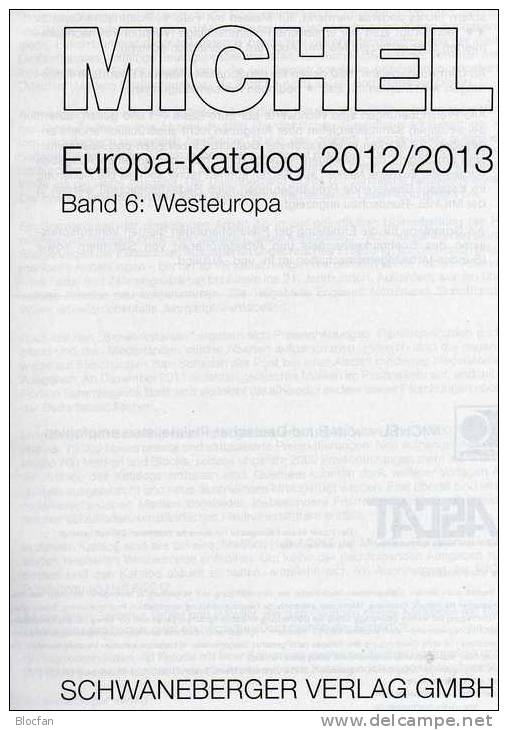 MlCHEL Deutschland + West-Europa 2012/2013 Stamp Katalog Neu 102€ Germany And Part 6 With: D B Eire Lux Jersey NL UK Man - Lexika