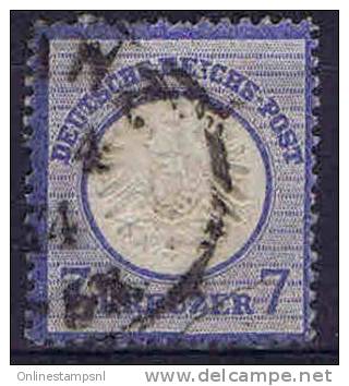 Deutschland, 1872, Mi 26  Cancelled Grosser Brustschild - Usati