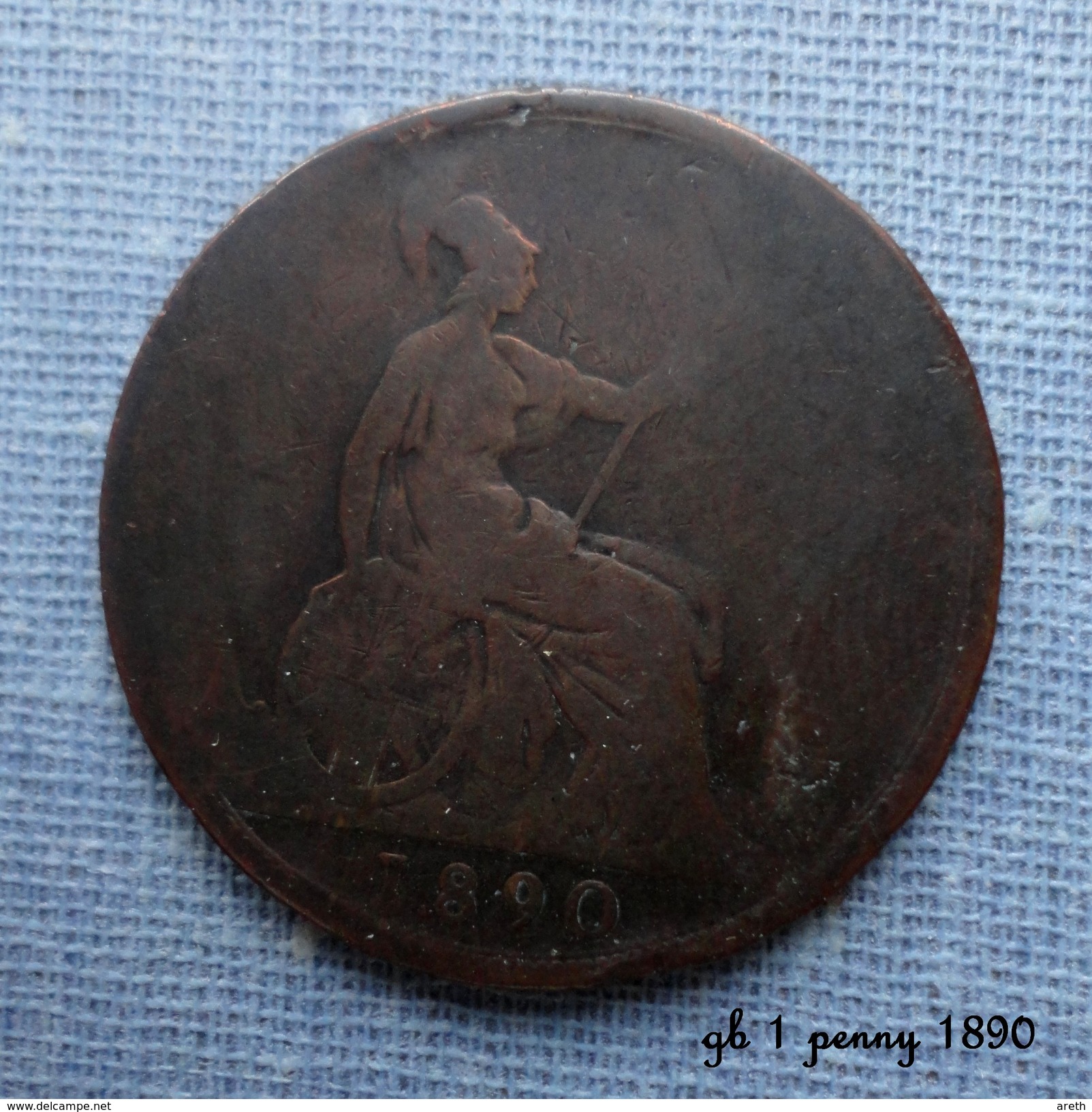 GRANDE BRETAGNE. 1 PENNY 1890 .VICTORIA - D. 1 Penny