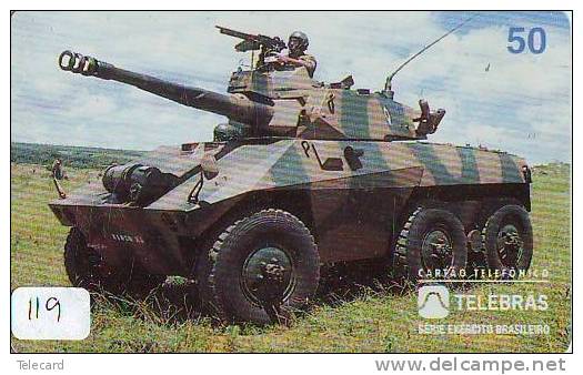 Télécarte WAR TANK (119)  MILITAIRY LEGER ARMEE PANZER Char De Guerre * KRIEG * Phonecard Army * - Esercito