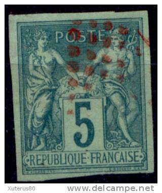 #35# COLONIES GENERALES N° 31 Oblitéré Losange De Points Rouges (Réunion) - Sage