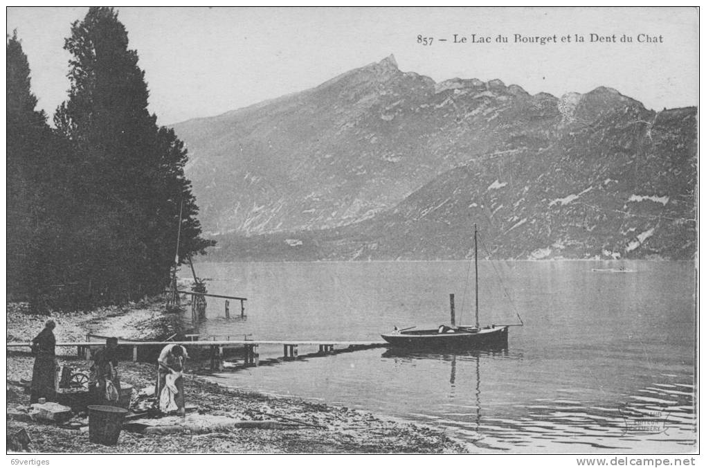 73 LE LAC Du BOURGET Et La Dent Du Chat - Le Bourget Du Lac