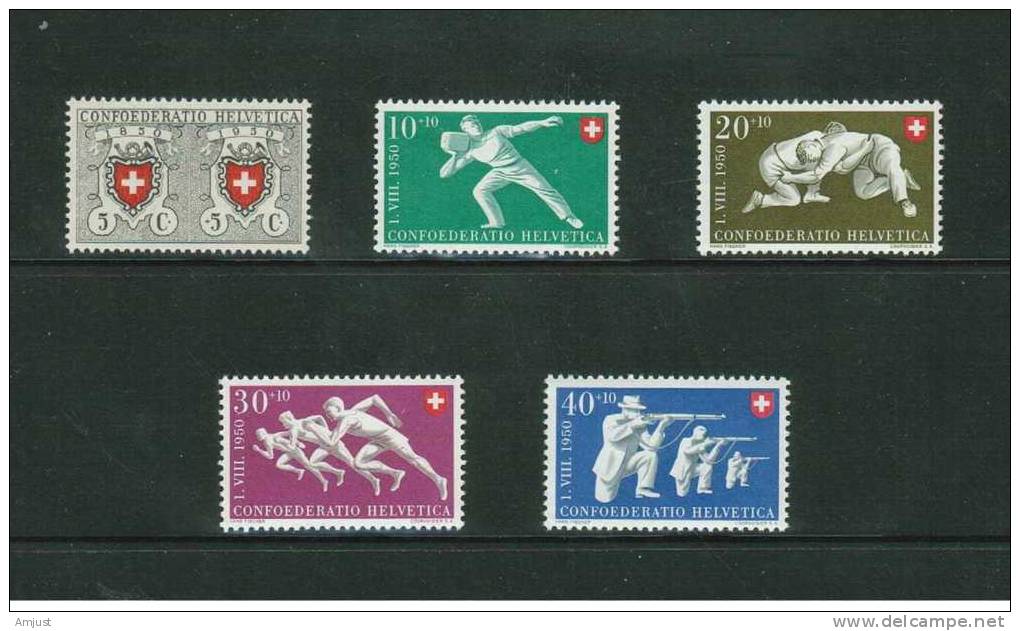 Suisse // Timbres Pro-Patria Neufs ** Série 1950 - Nuovi