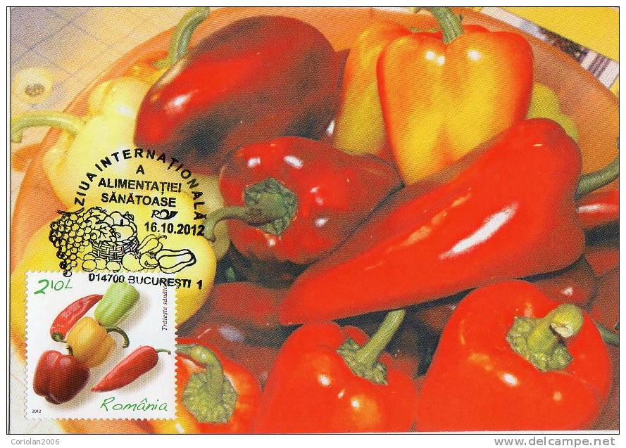 Romania Maxi Card / Pepper - Groenten