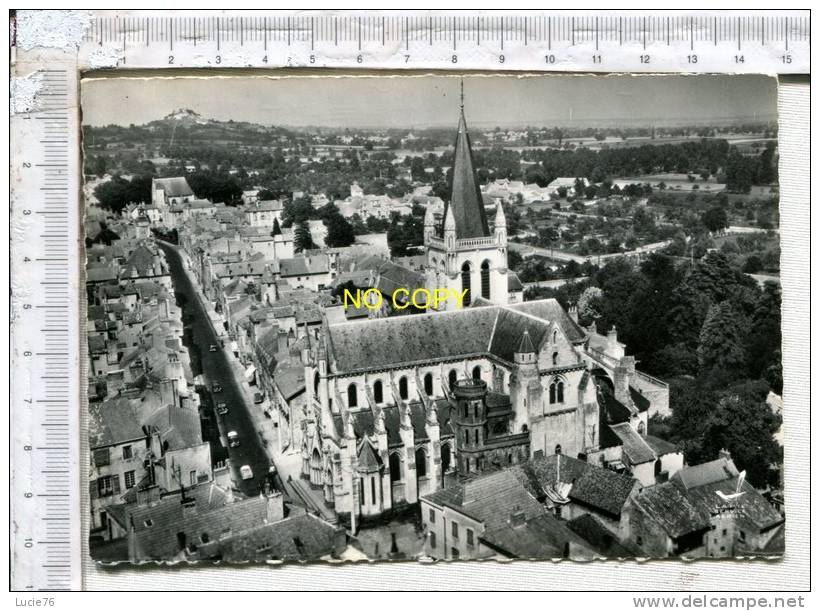 AIGUEPERSE  -  Eglise NOTRE DAME -  En Avion Au Dessus De.... - Aigueperse