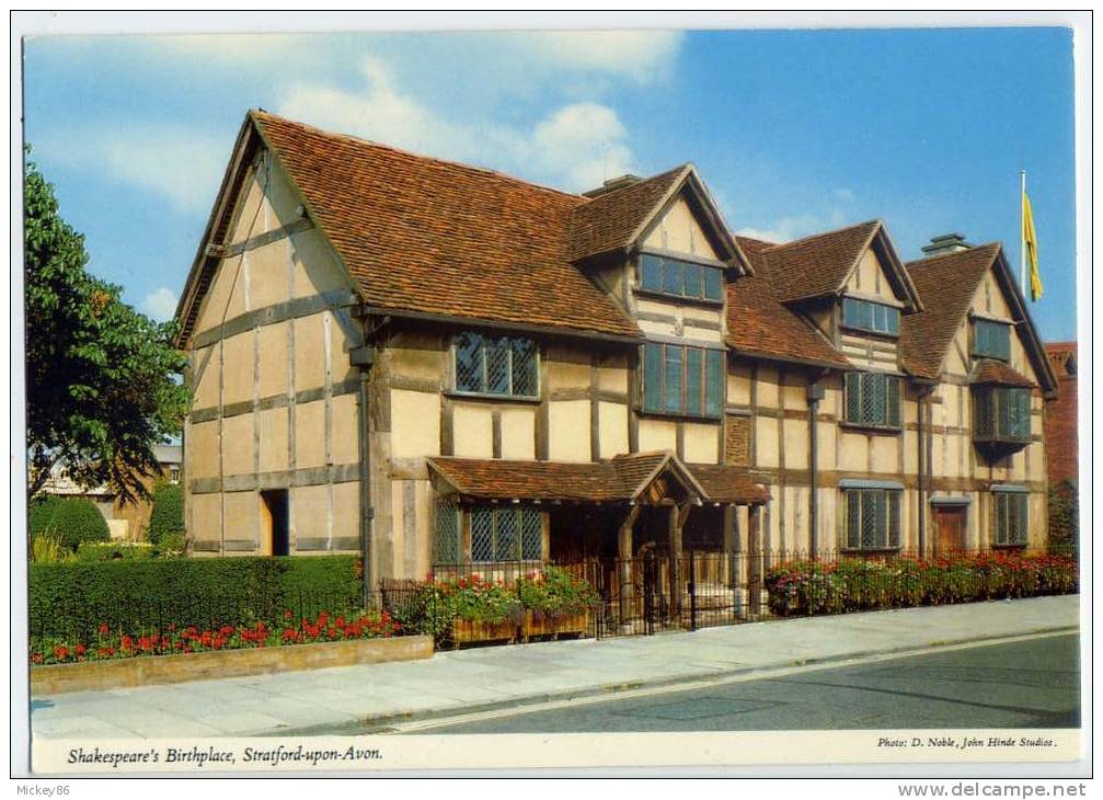 Royaume-Uni--STRATFORD-UPON-AVON--Shakepeare's Birthplace - Other & Unclassified