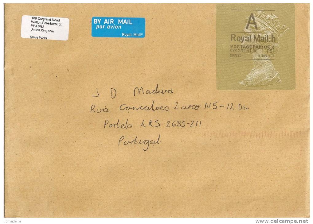 UK Cover To Portugal - Lettres & Documents