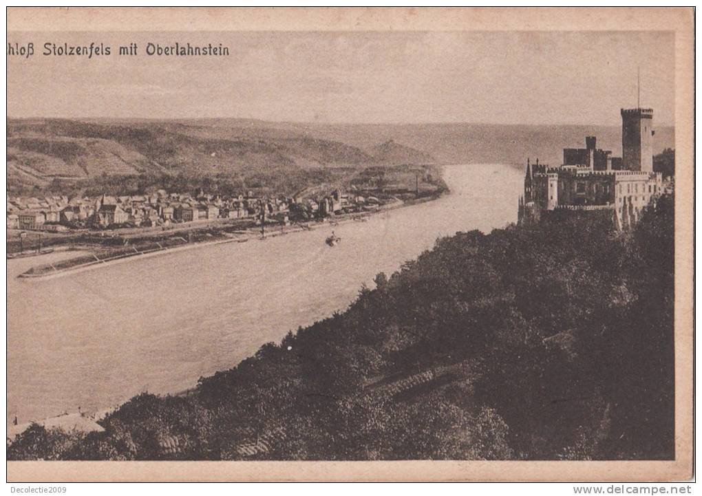 BR417450 Schloss Stolzenfeis Mit Oberlahnstein     2 Scans - Obertshausen